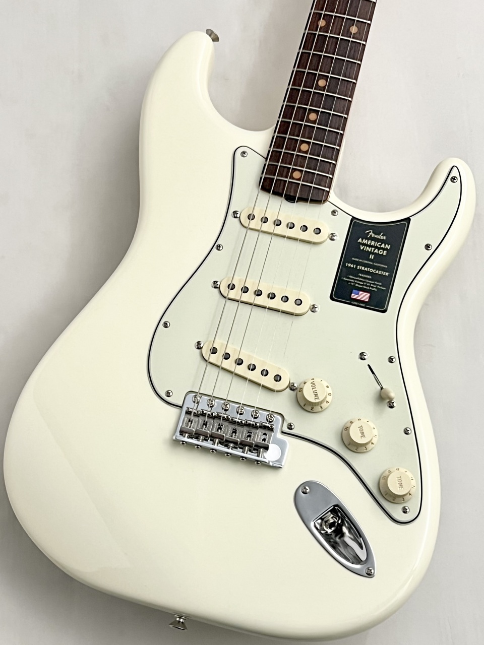 Fender American Vintage II 1961 Stratocaster Olympic White