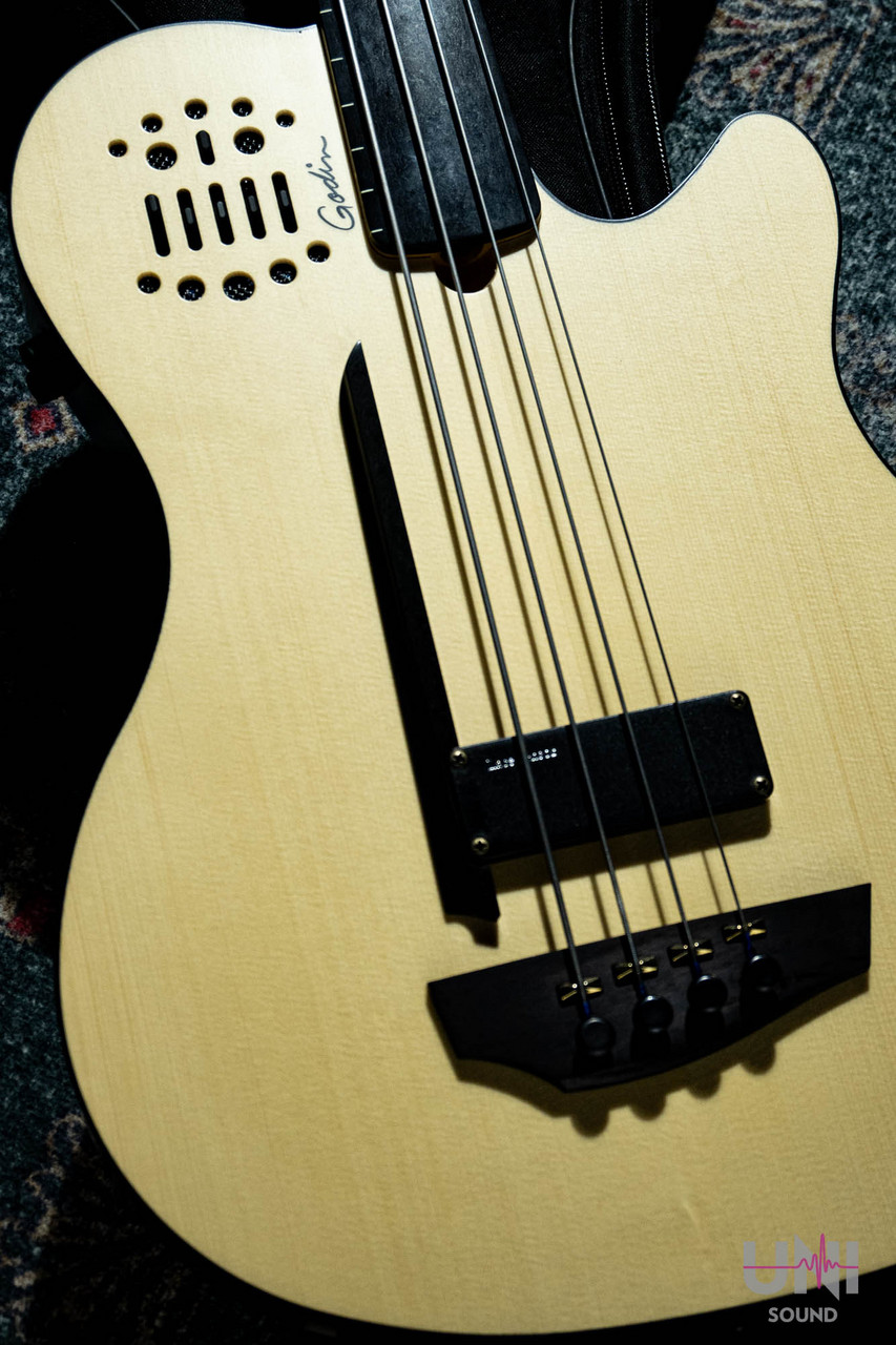 【希少】 GODIN A4 ULTRA FRETLESS E フレットレス Godin A4 Ultra Natural Fretless A/E エレアコベース フレットレス