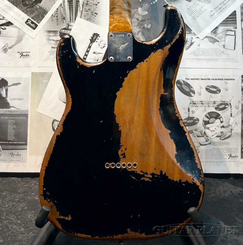 Fender Custom Shop MBS Dual P90 Stratocaster Heavy Relic -Black