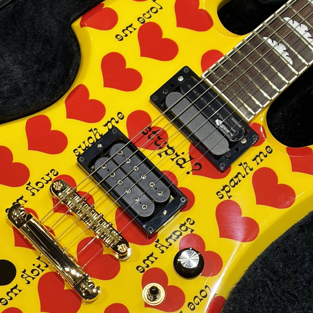 Burny MG-380S HY【USED】【Yellow Heart】（中古）【楽器検索デジマート】