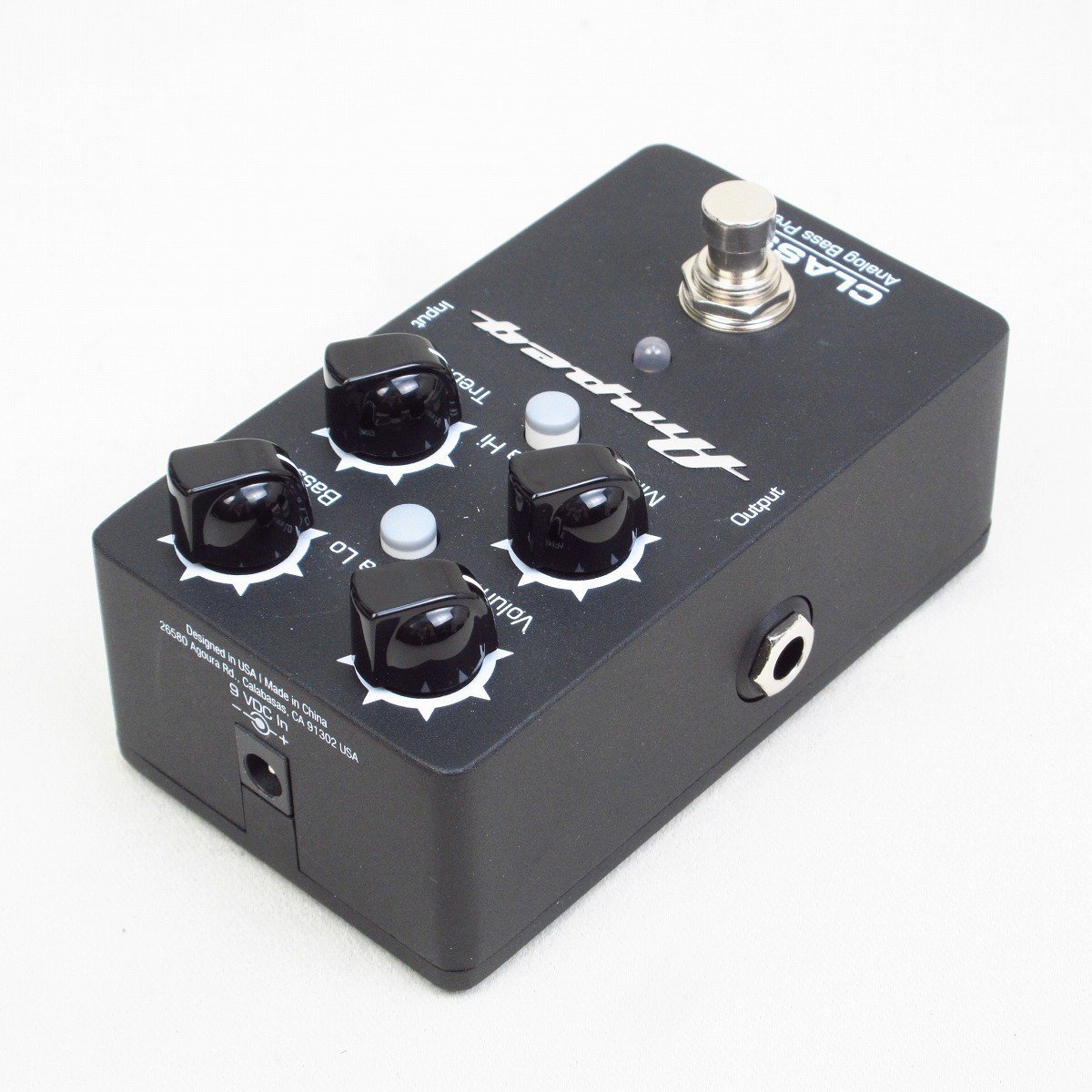 Ampeg CLASSIC bass Preamp アナログベースプリアンプ Classic Analog Bass Preamp Pedal - Ampeg Shop US