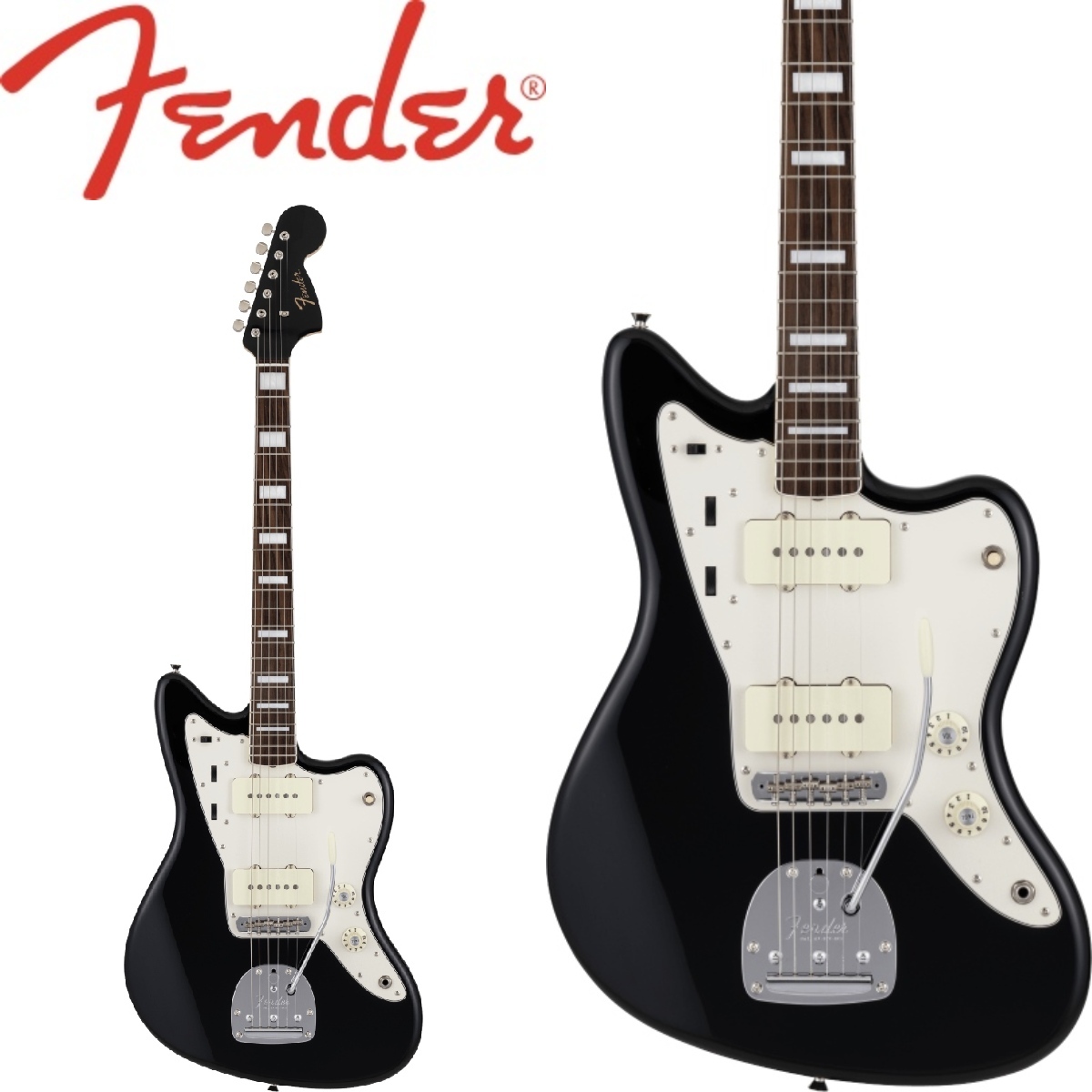ギター Traditional Late '60s Jazzmaster Black Fender Japan Traditional Late 60s Jazzmaster Black | Coda Music