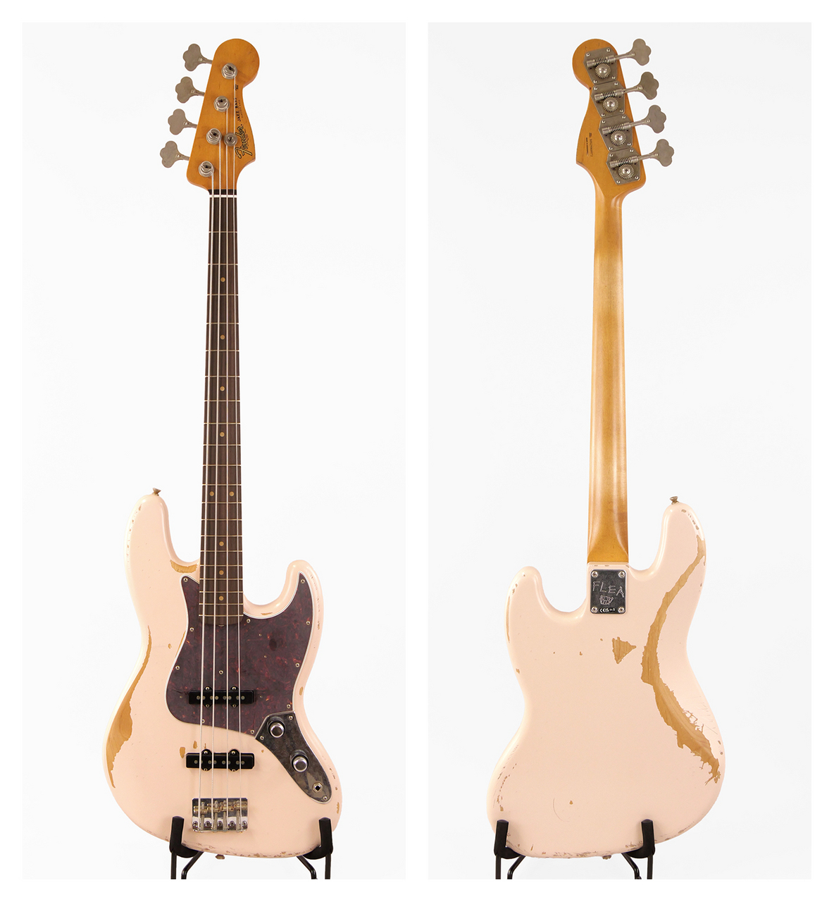Fender Flea Jazz Bass (Roadworn Shell Pink)（新品/送料無料
