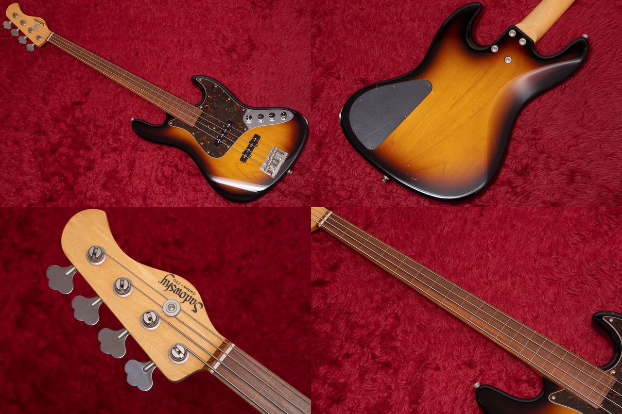 Sadowsky TYO Modern Edge 4strings Fretless 4.030kg #4231【GIB横浜