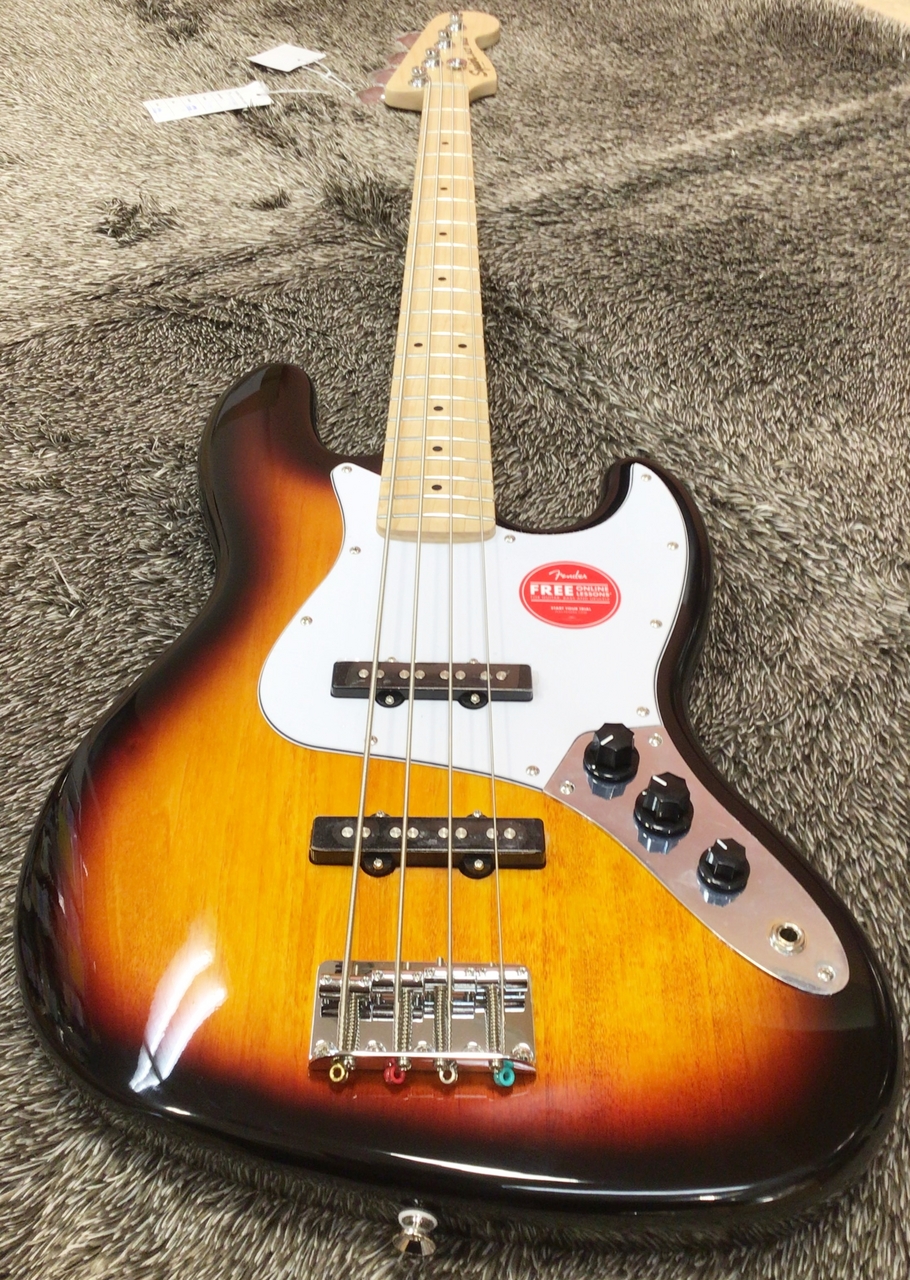 Squier by Fender Affinity Series Jazz Bass, 3-Color Sunburst