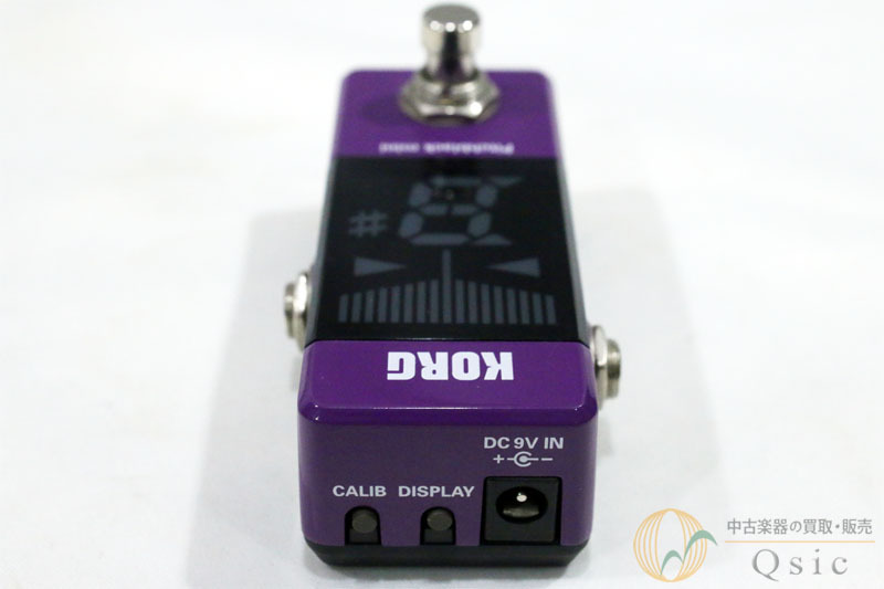 未使用品 KORG Pitchblack mini チューナー 紫 パープル