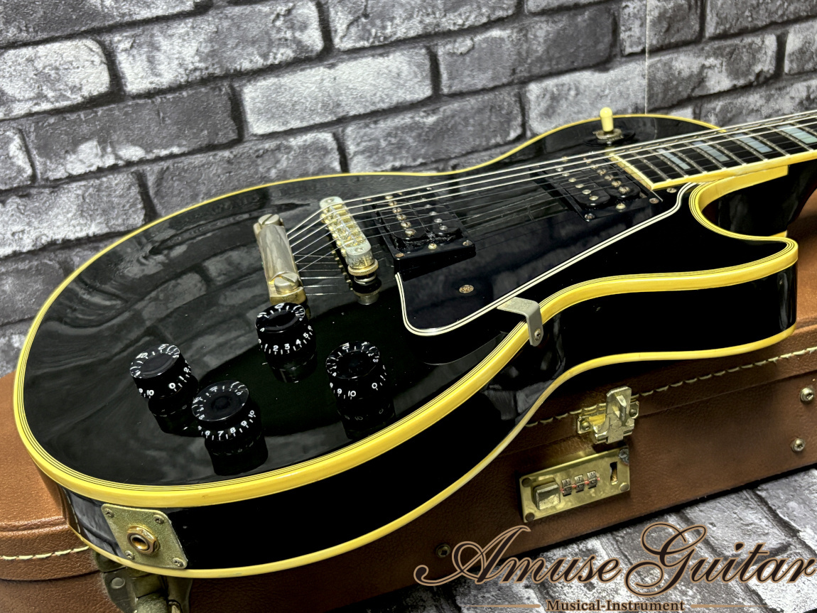 Black Les Paul Customエレキギター Gibson Kirk Hammett 1989 Les Paul Custom Electric Guitar