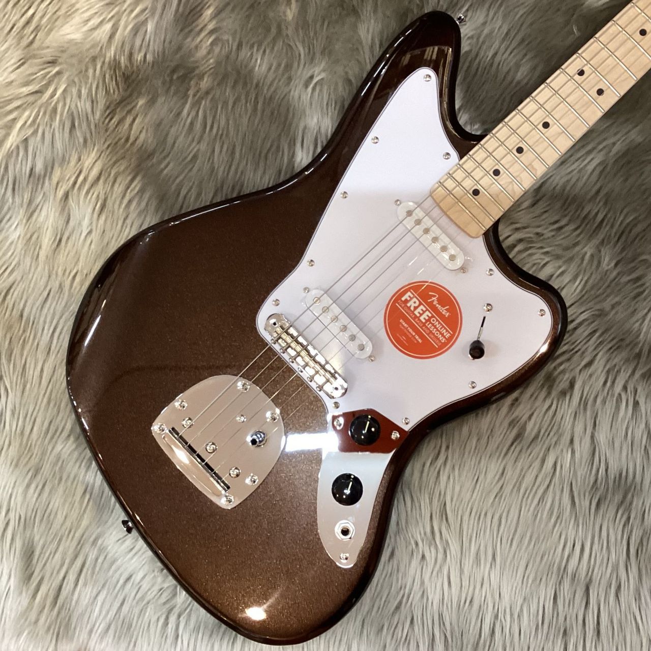 Squier by Fender Affinity Series Jaguar Mystic Metallic Brown