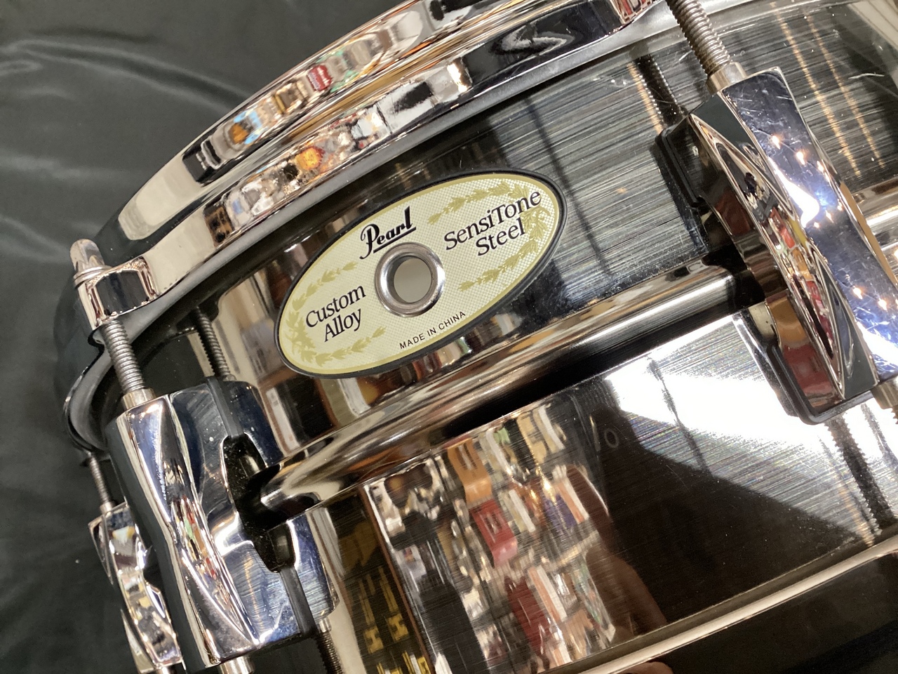 Pearl Sensitone Steel Custom Alloy 14×5.5 (パール スネア