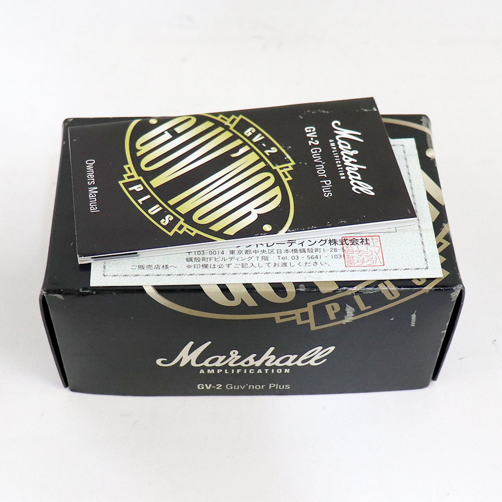Marshall マーシャル GV-2 PLUS ギターエフェクター 動作品 Marshall 【中古】 オーバードライブ エフェクター MARSHALL Gv