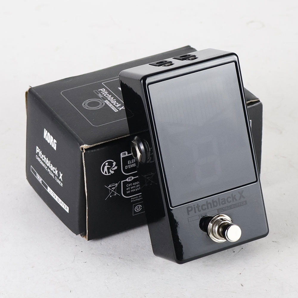 【中古】「未使用品」Monoprice 611220クロマチックペダルチューナー KORG 【中古】 KORG PITCHBLACK X PB-X ピッチブラック ペダル