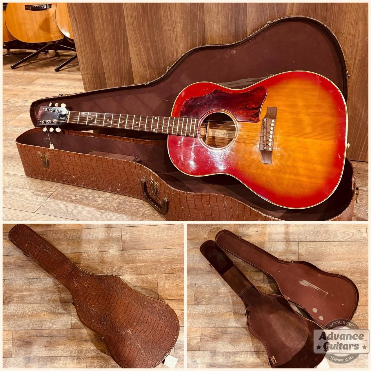 1967年製Gibson B-25チェリーサンバースト オリジナルハードケース付 1967年製Gibson B-25チェリーサンバースト オリジナルハードケース付