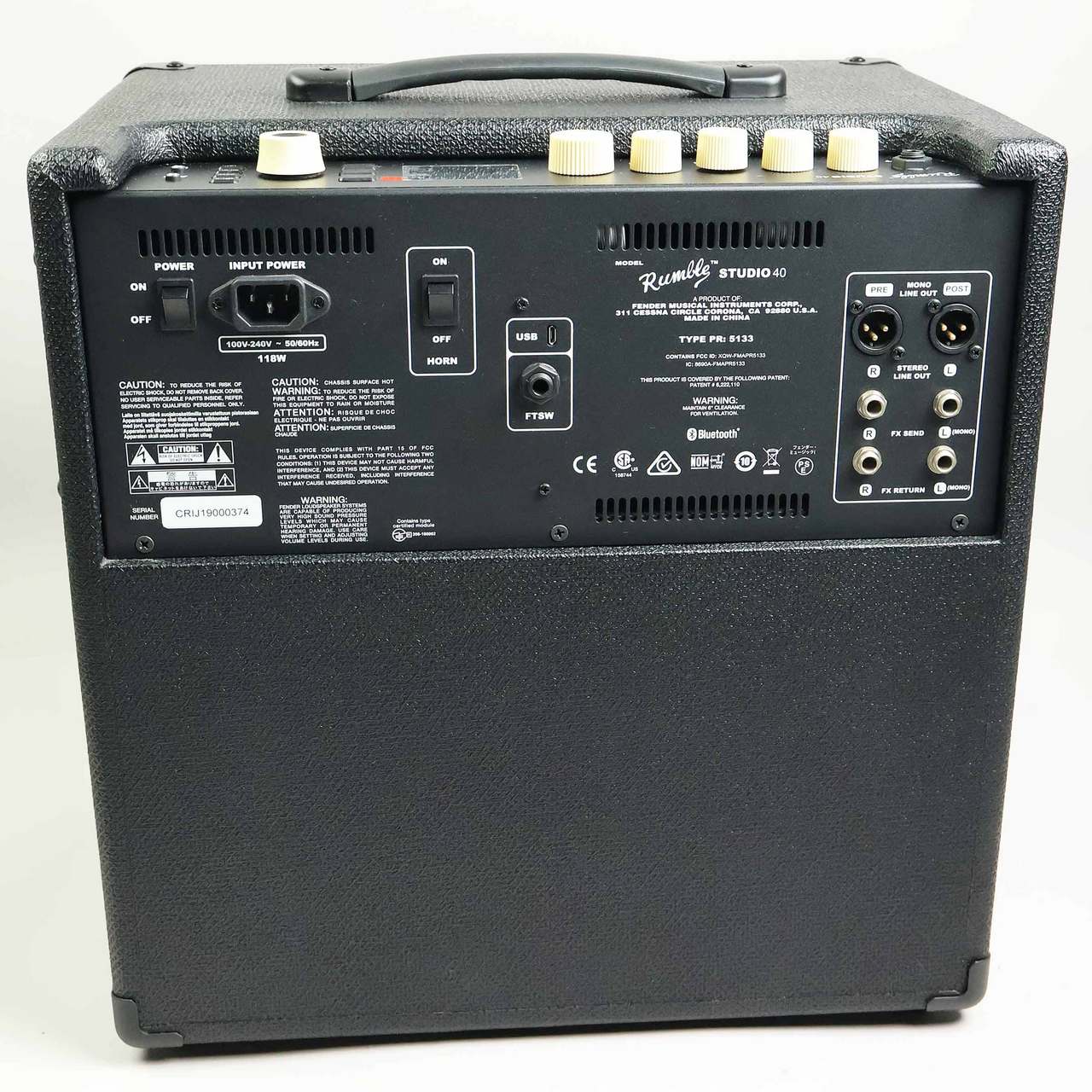 中古 Fender Rumble Studio 40 ベースアンプ コンボ フェンダー