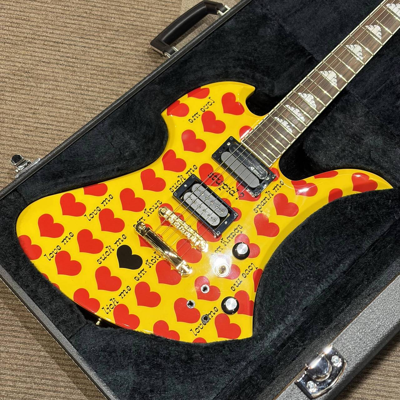 Burny MG-380S HY【USED】【Yellow Heart】（中古）【楽器検索デジマート】
