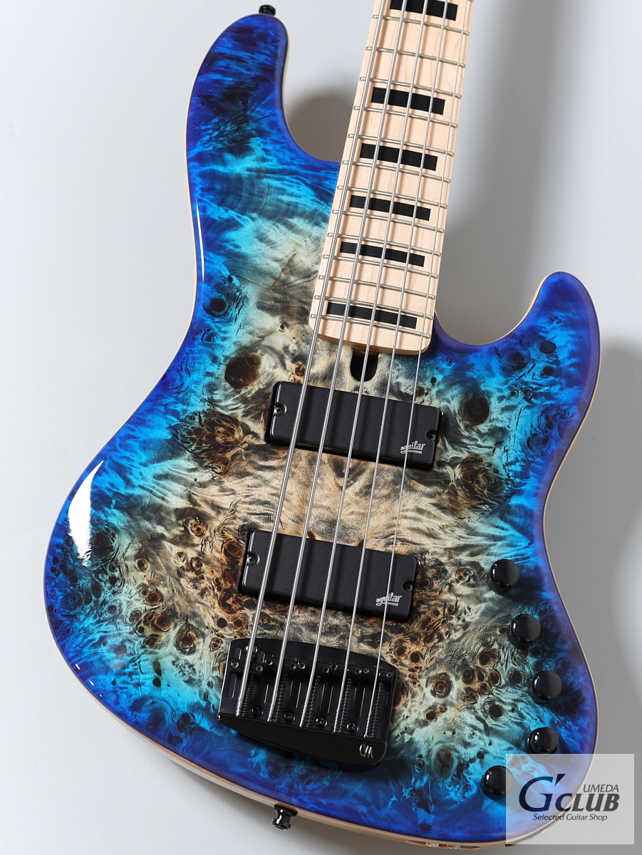 MAYONES Jabba Custom EP 5st Trans Jeans Black 3 Tone Blue Burst