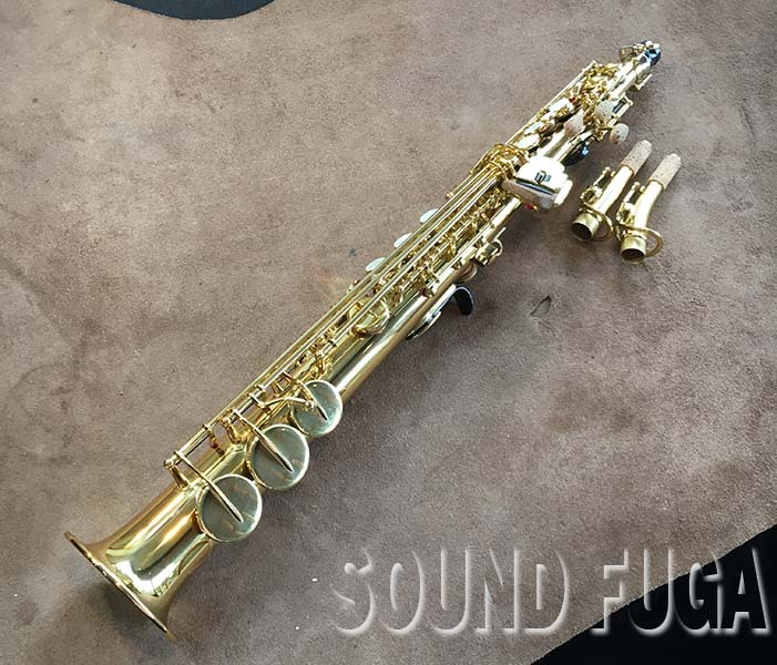 ヤマハ　ソプラノサックス　カスタムネック　シルバー　M1R ヤマハ ソプラノサクソフォン用 M1カスタムネック SM1R(カーブド