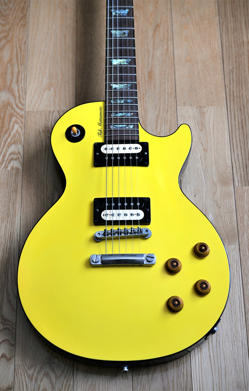 tak matsumoto gibson キャナリーイエロー1999 レギュラー How to 音色コピー】Gibson 