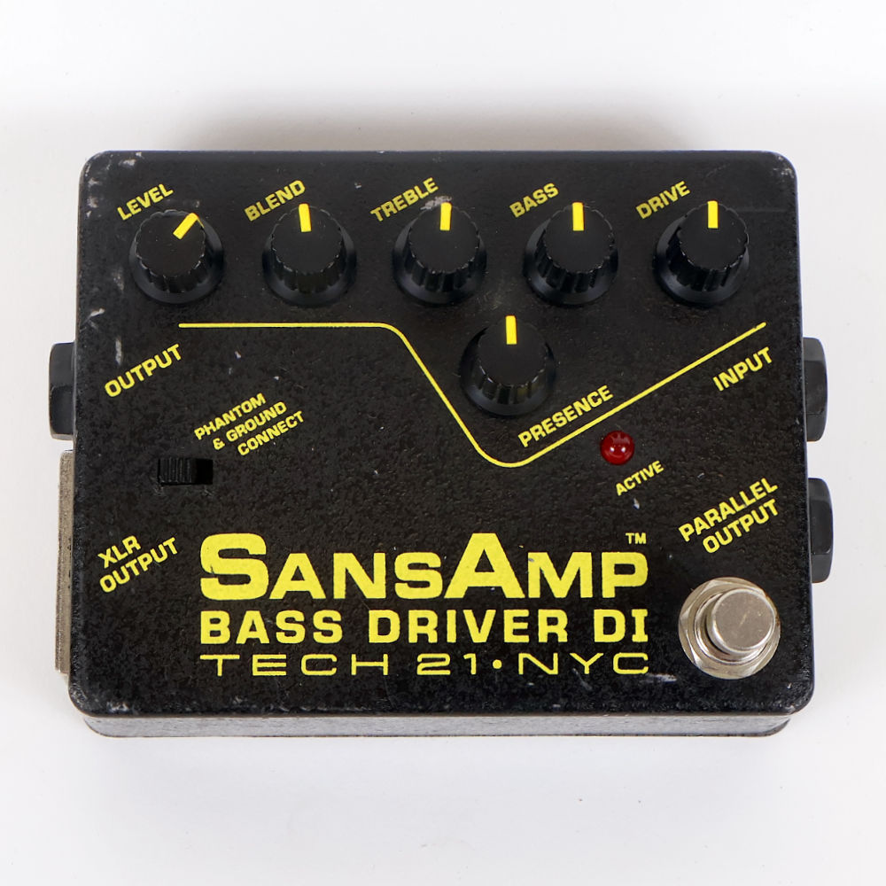 【旧タイプ　美品】TECH 21 BASS D DI サンズアンプ TECH21 SansAmp PROGRAMMABLE BASS DRIVER DI PBDR サンズアンプ