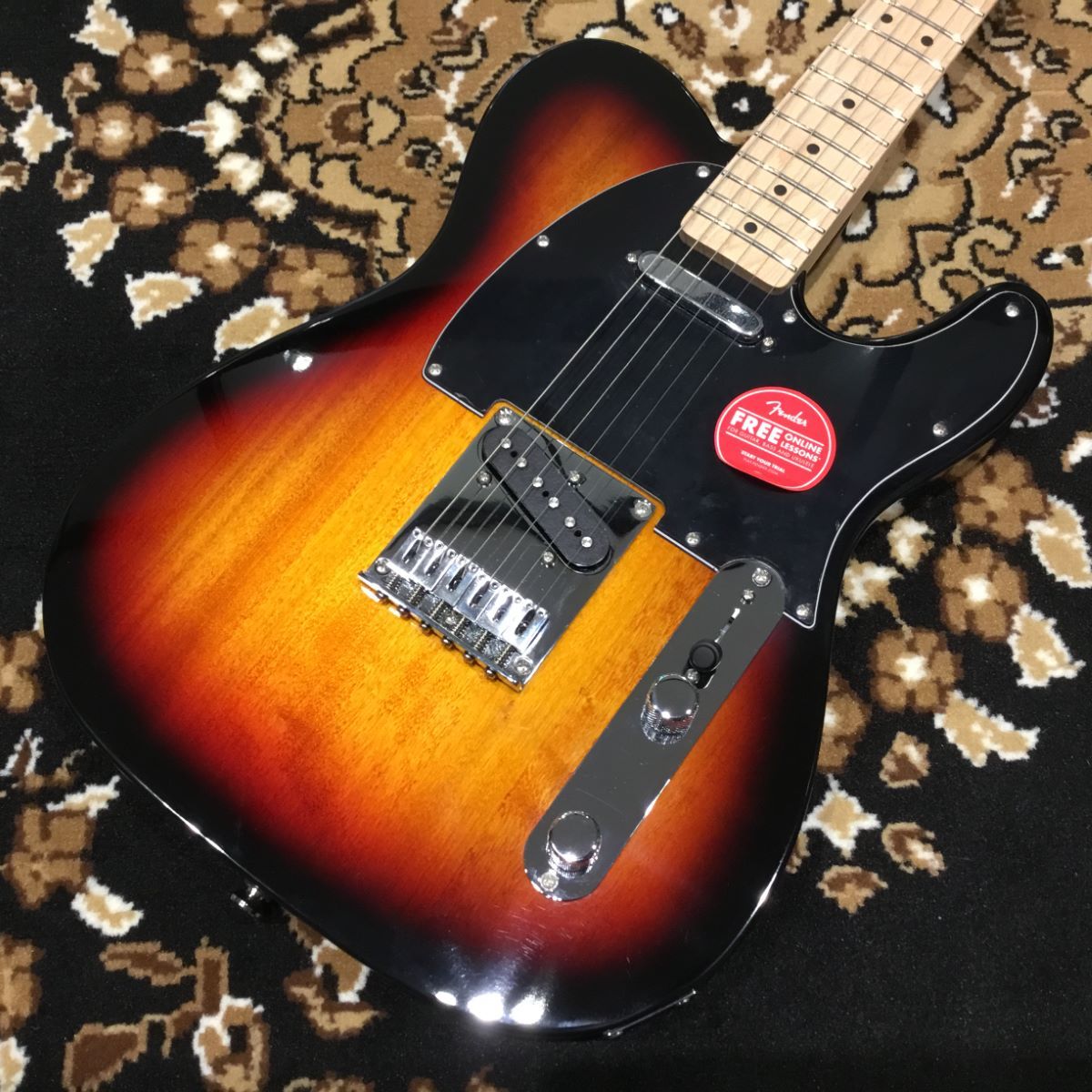 Squier by Fender Affinity Series Telecaster Maple Fingerboard Black  Pickguard エレキギター テレキャスター（新品/送料無料）【楽器検索デジマート】