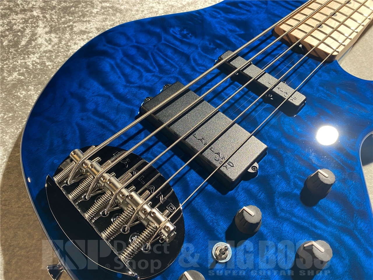 Lakland SL55-94 Deluxe (Blue Translucent / Maple FB)（新品/送料