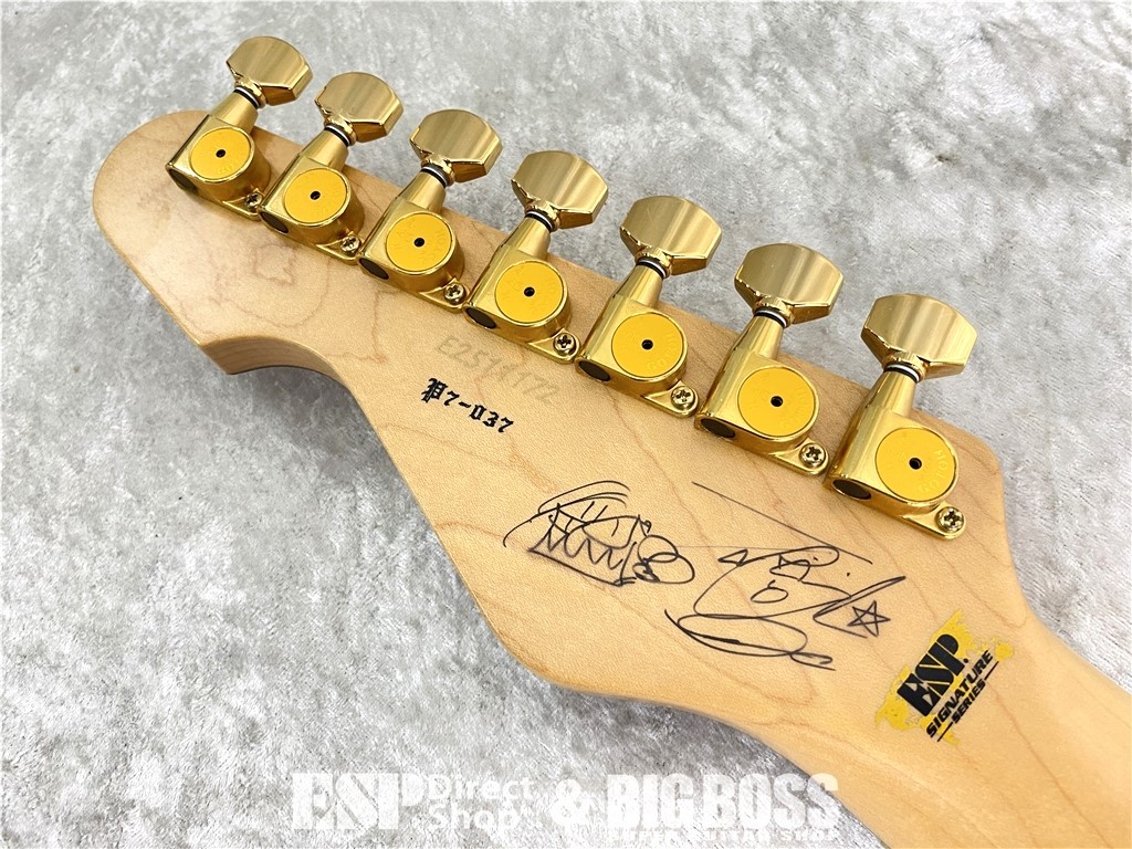 ESP SNAPPER-7 Ohmura Custom (Twinkle Pink)直筆サイン入り個体