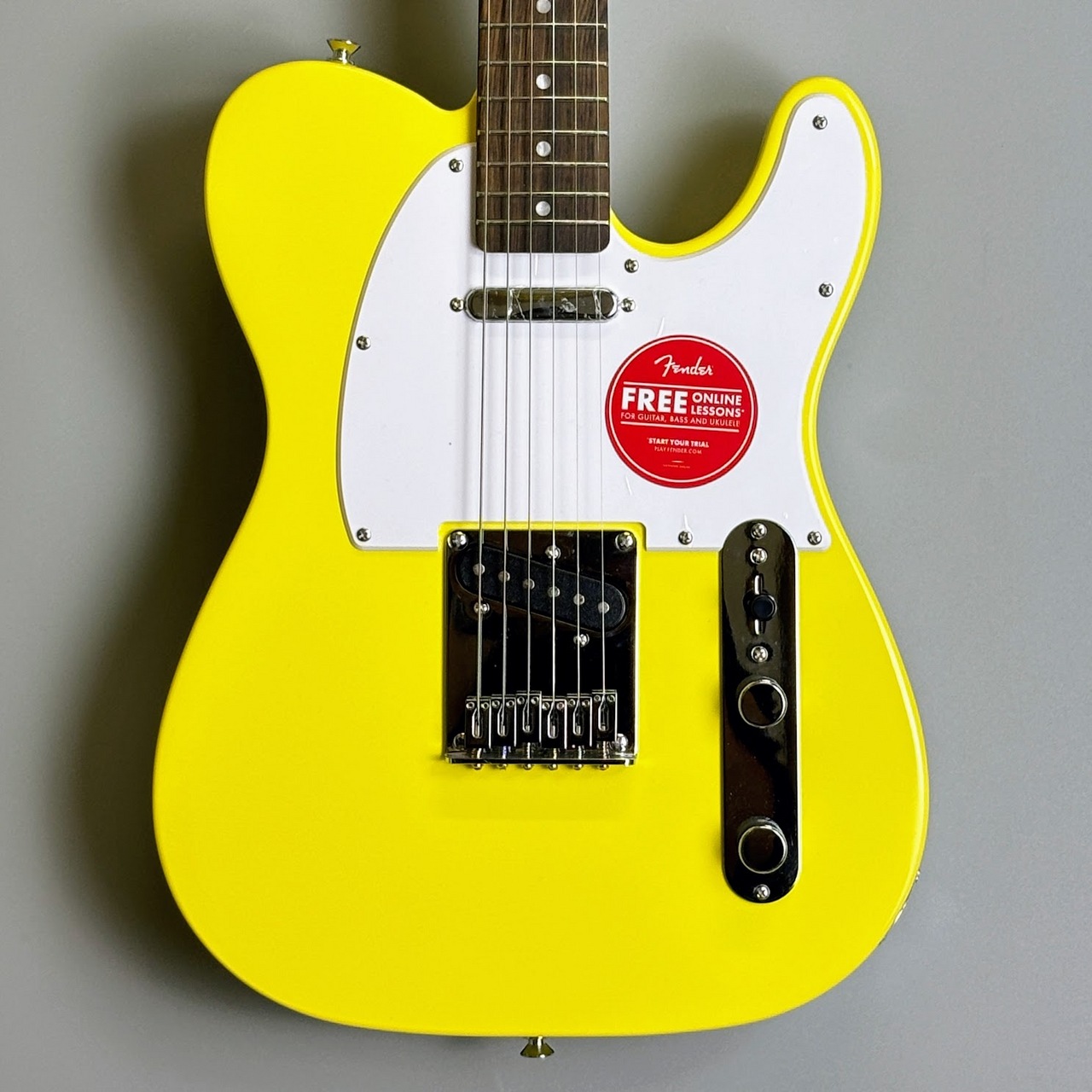 エレキギター テレキャスター 黄色 Squier by Fender Sonic Telecaster エレキギター テレキャスター 黄色