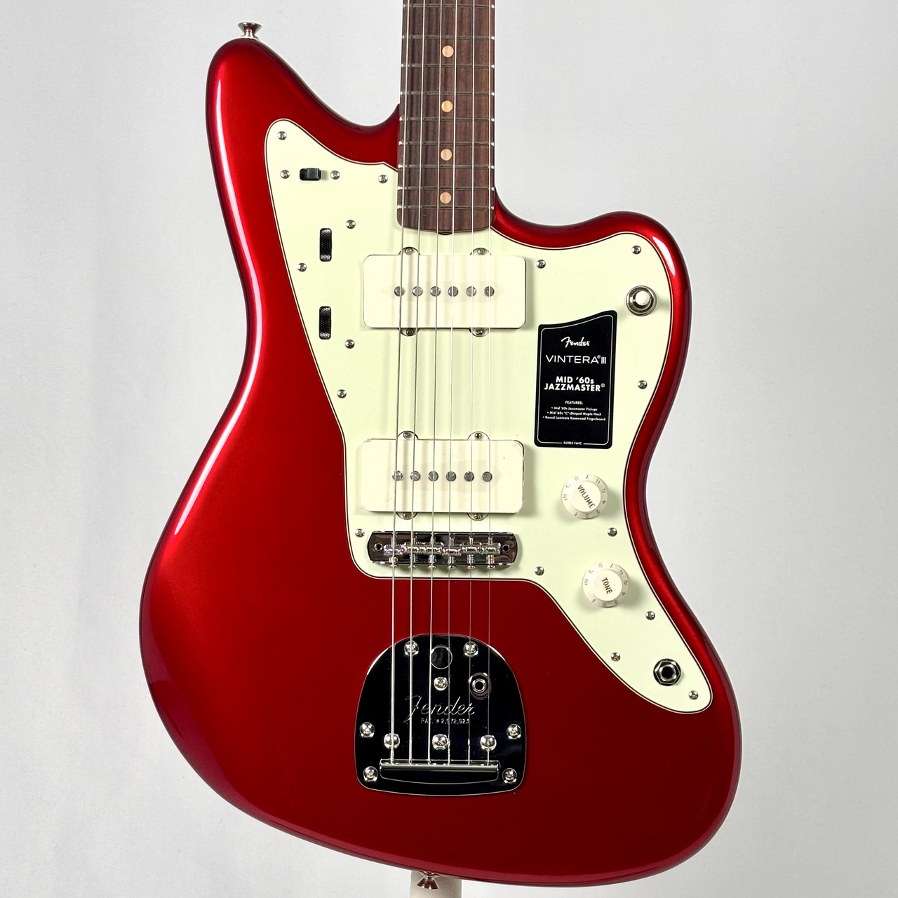 Fender Vintera III Mid 60s Jazzmaster -Candy Apple Red-【3.66kg