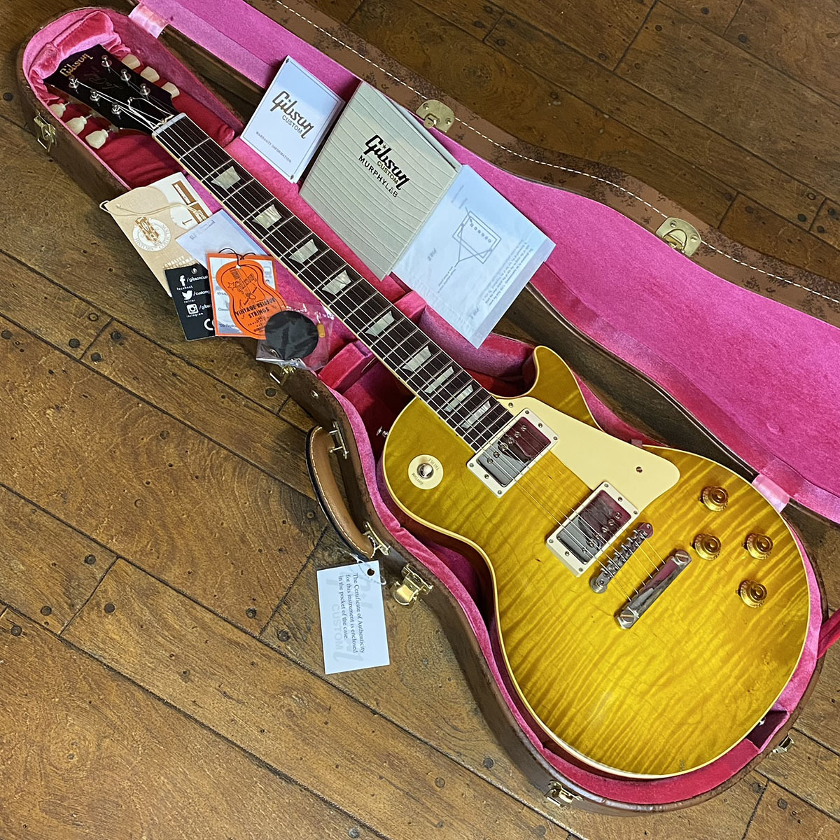 ギター Gibson Custom Shop Murphy Lab 1959 Gibson Custom Shop Japan Limited Murphy Lab 1959 Les Paul Standard