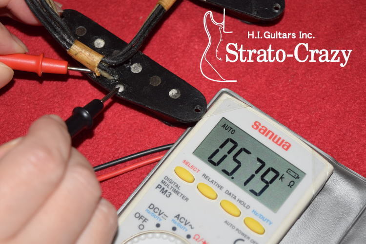 Fender 60s Stratocaster Original Black Bobbin pickup Set 