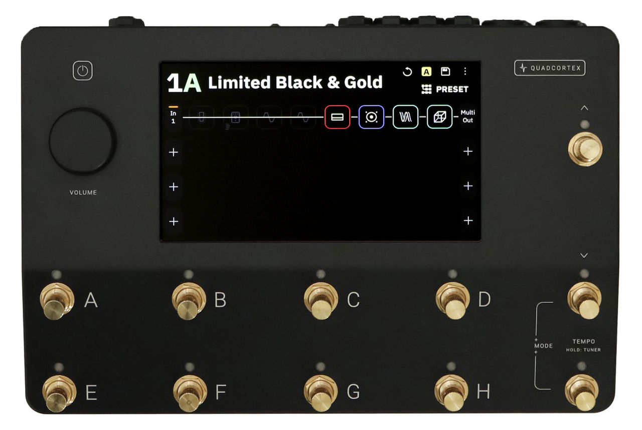 Neural DSP Quad Cortex Limited Edition Black & Gold フロア型モデラー マルチエフェクター 【名古屋栄店】（新品/送料無料）【楽器検索デジマート】