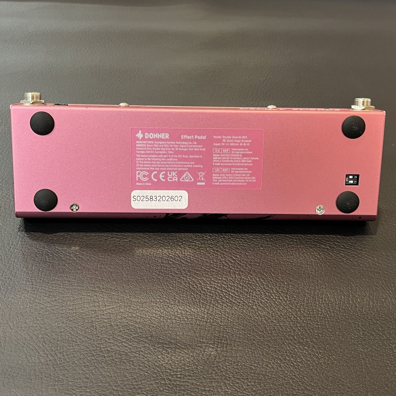 DONNER Double Swords RED MIYAVI監修エフェクター オーバードライブ