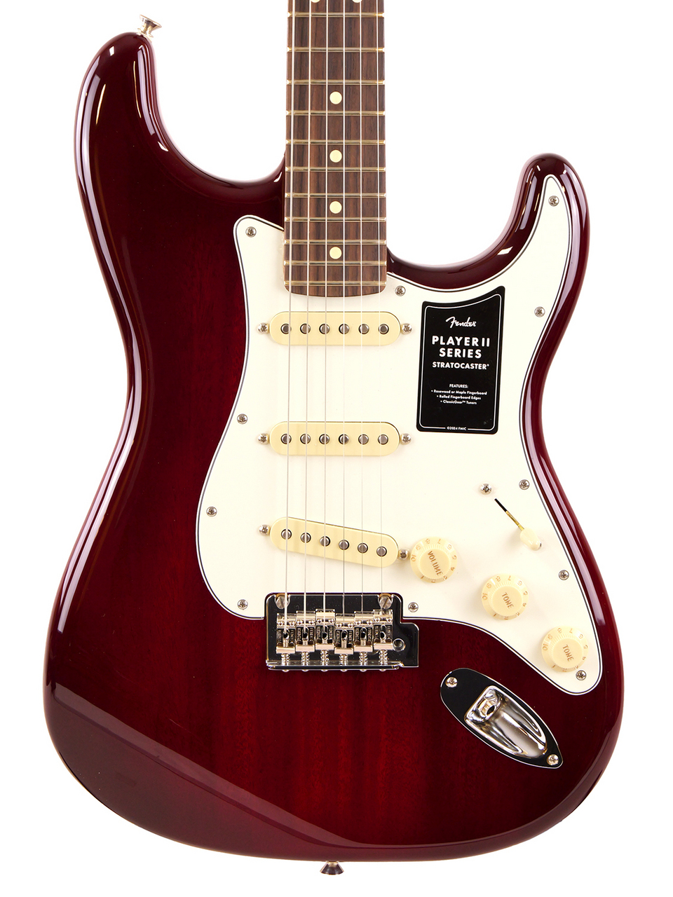 Fender Player II Stratocaster(Transparent Cherry Burst)(Chambered