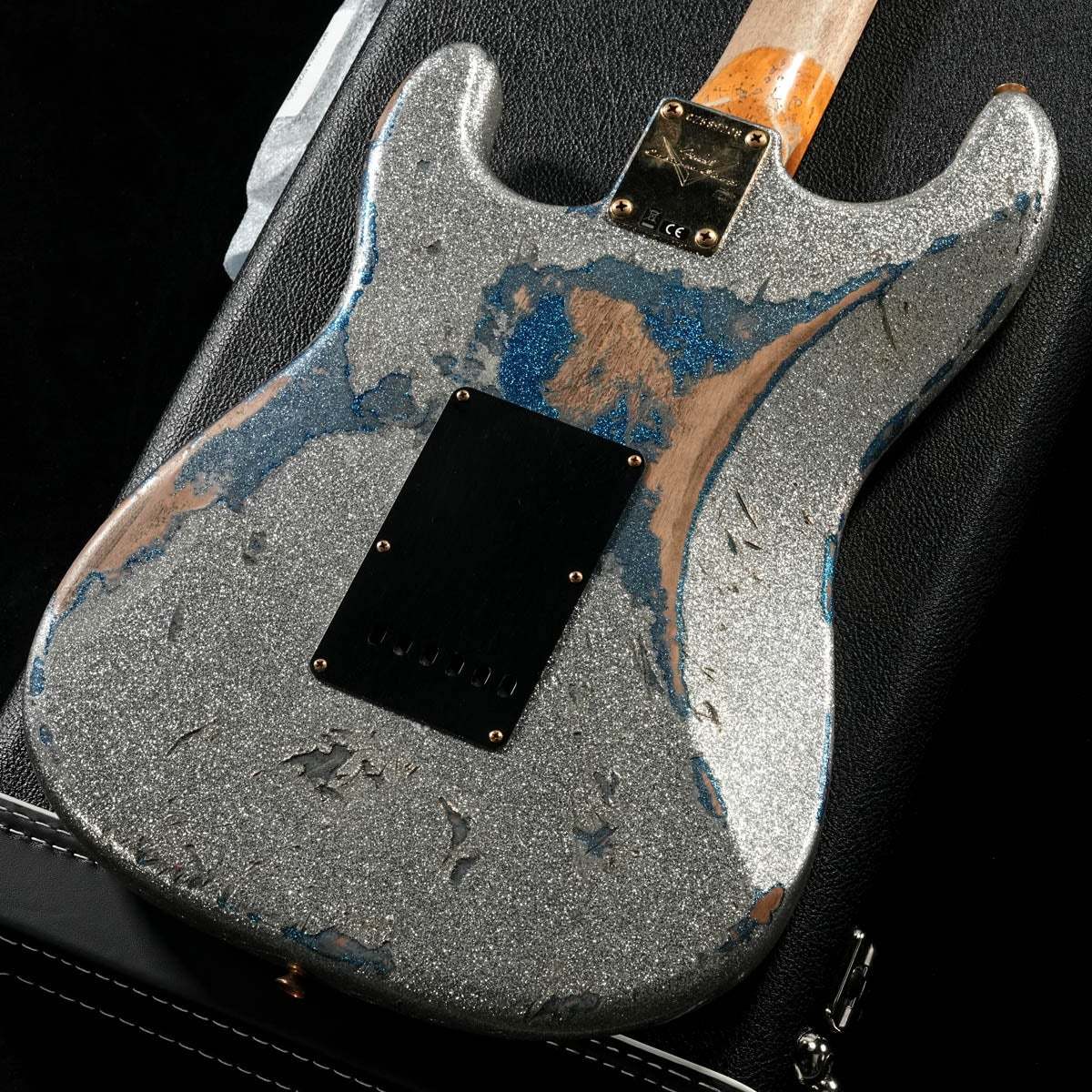 【最終価格】Fender CS 1969 Sparkle Heavy Relic Fender Custom Shop CB 1969 Stratocaster Super Heavy Relic Silver