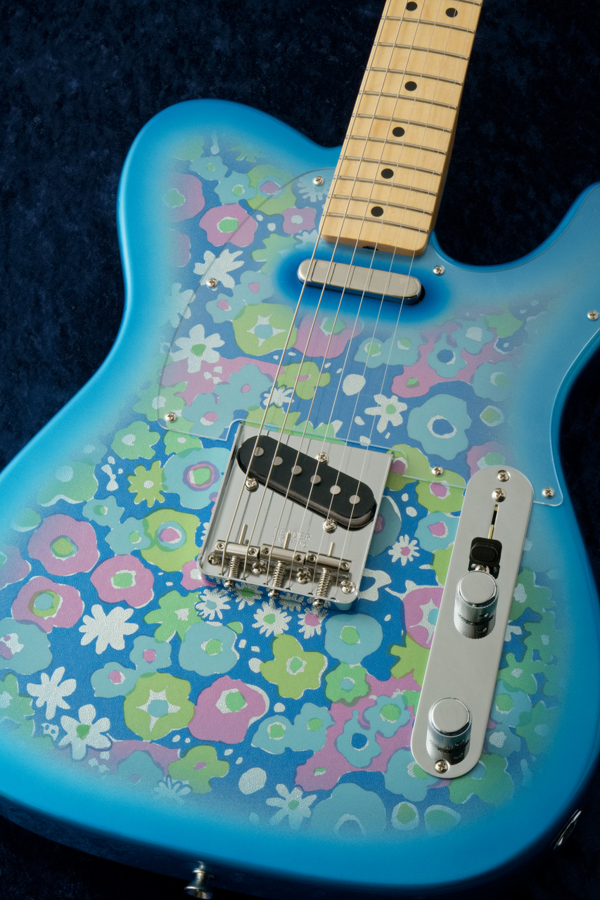 Fender Telecaster ブルー 日本製 Fender Made in Japan Limited Edition Telecaster -Blue Flower