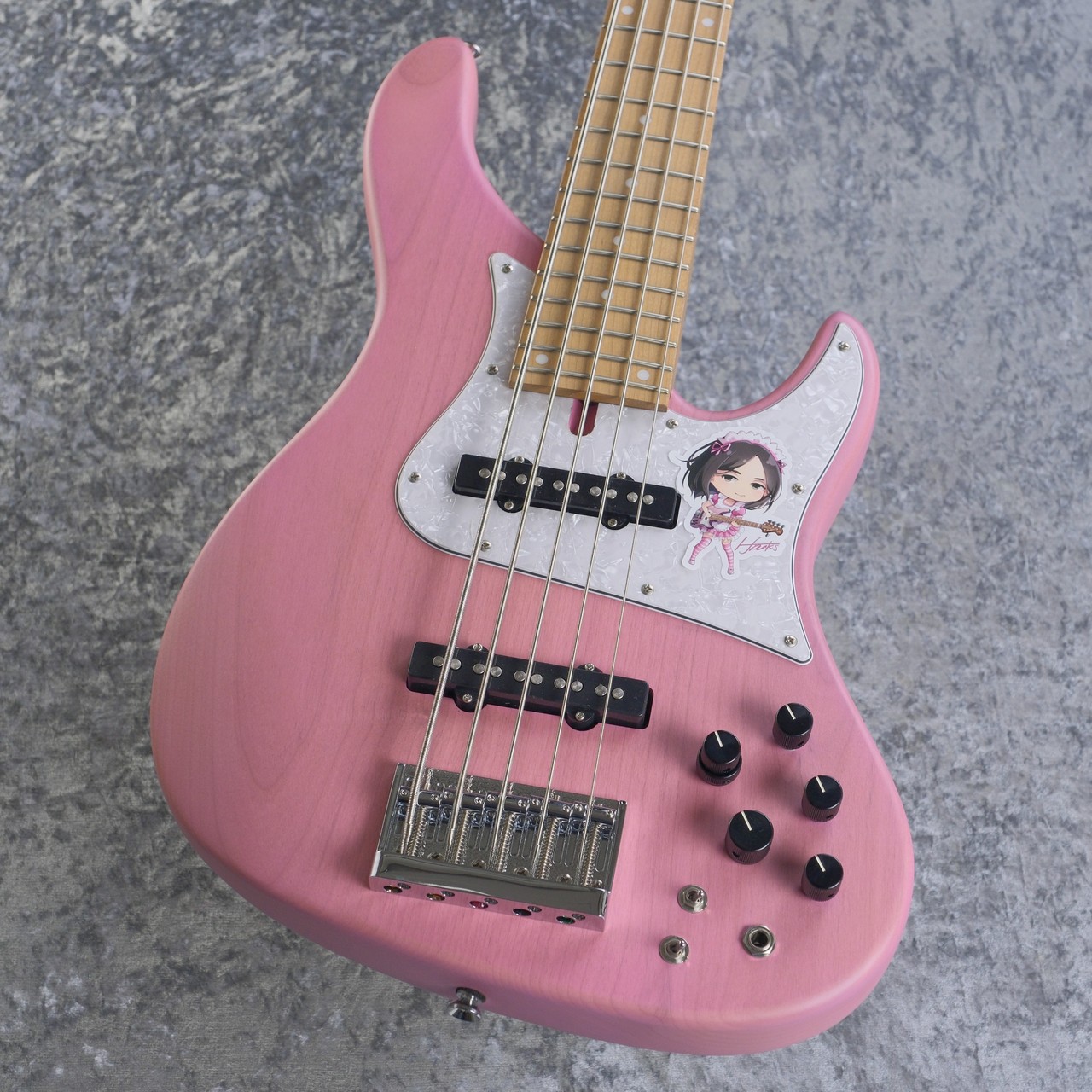 Bacchus ピンク エレキベース Bacchus WL524-H.J.FREAKS - PINKS - 【4.07g】【#CI04219