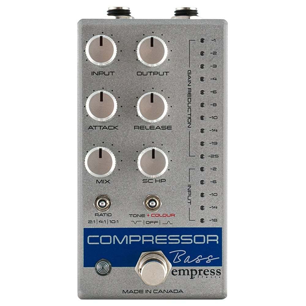 Empress Effects Bass Compressor Silver Compressor for Bass