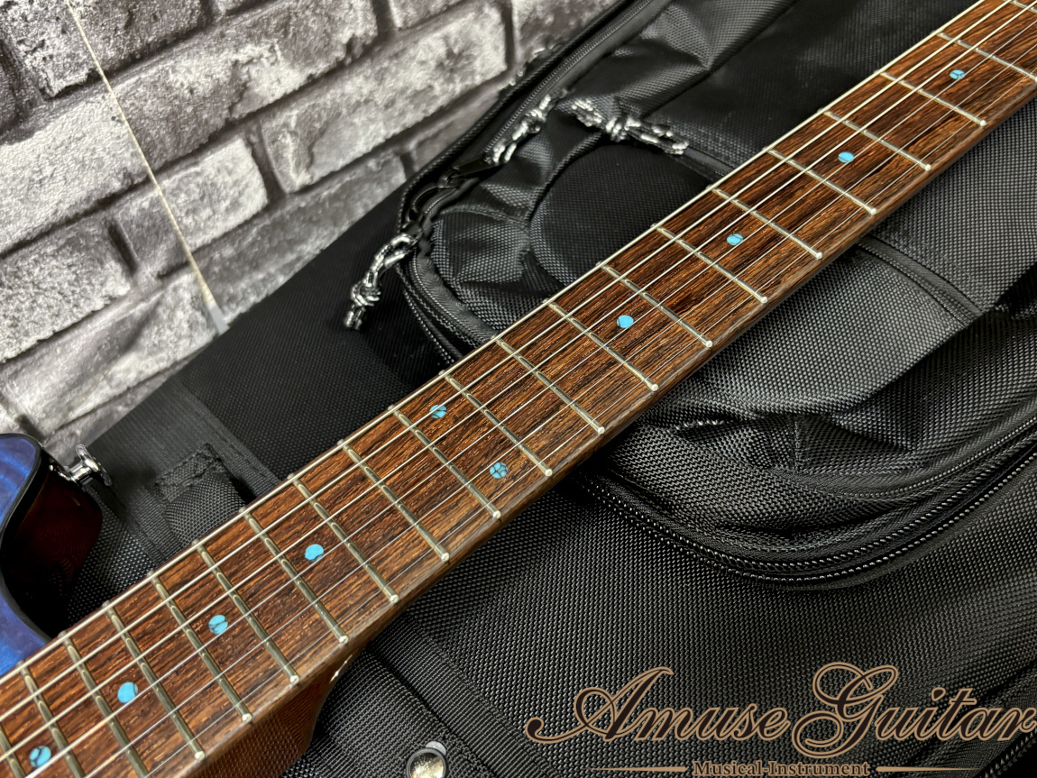 ギター Blueqs Bro Kz Guitar Works Kz One Semi-Hollow 3S23 Kahler # Blue Burst