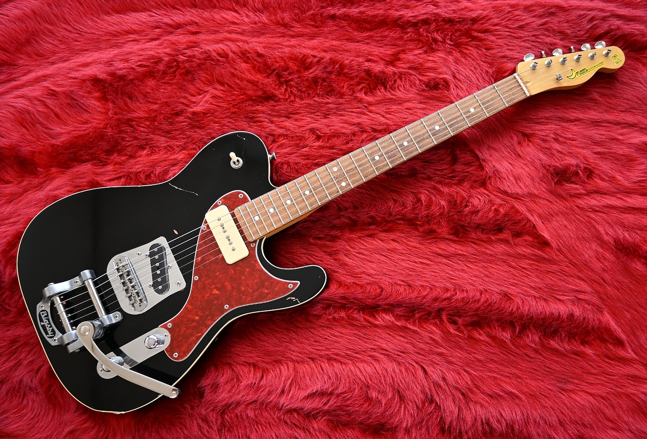 MOON raggae master ビグスビー付　ハカランダ　中古 Moon Reggae Master Black Semi Order W Bigsby （中古）【楽器検索