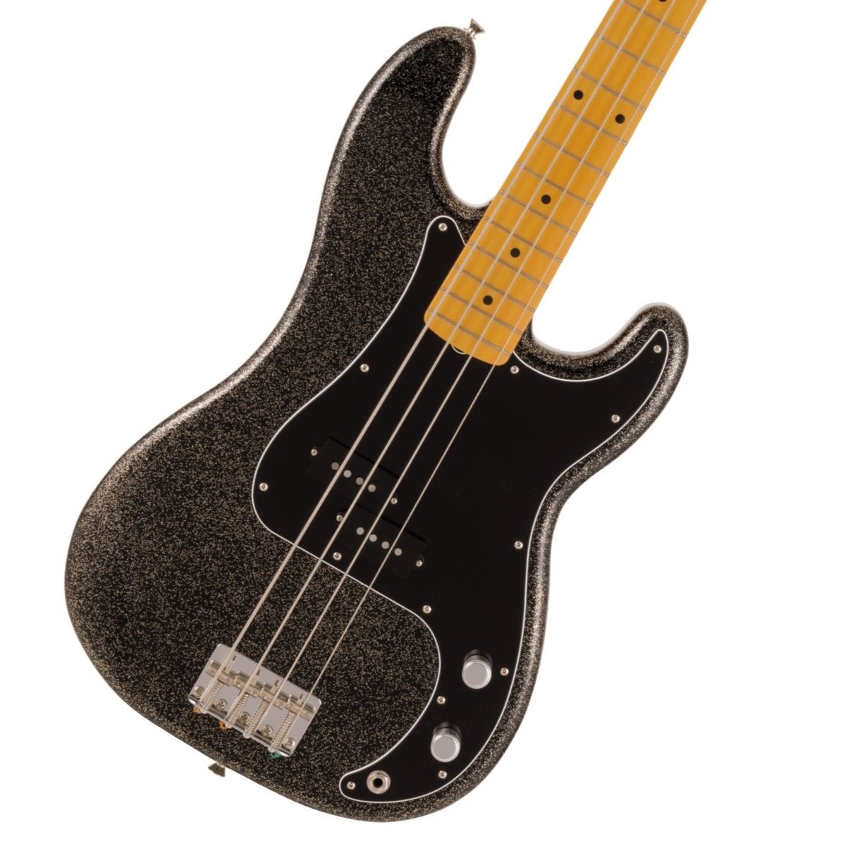 Fender J Precision Fingerboard Gold〈フェンダー〉 Black Maple Bass