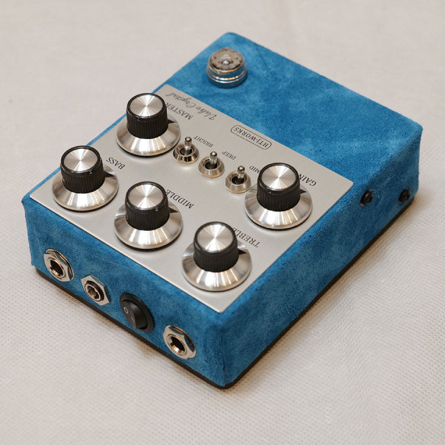 HTJ-WORKS Traditional Crystal 最終値下げ HTJ-WORKS Valve Crystal 12AX7 Tube Preamp Silver Top Dark Blue