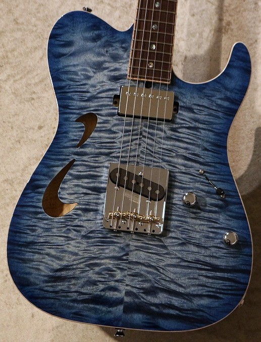 T's Guitars DTL-Hollow 22 Trans Blue Denim Burst【2.74kg T's Guitars DTL-Hollow 22 Trans Blue Denim Burst【2.74kg