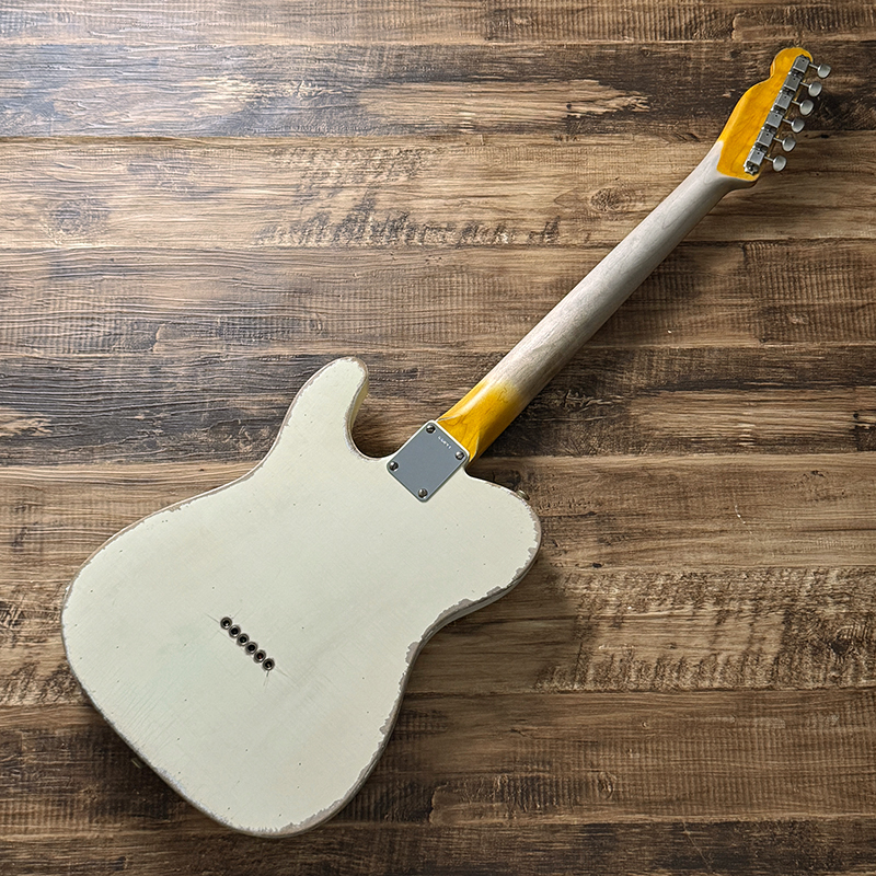 NO BRAND MJT Body & ALLPARTS Neck Telecaster with Cream T Pickups