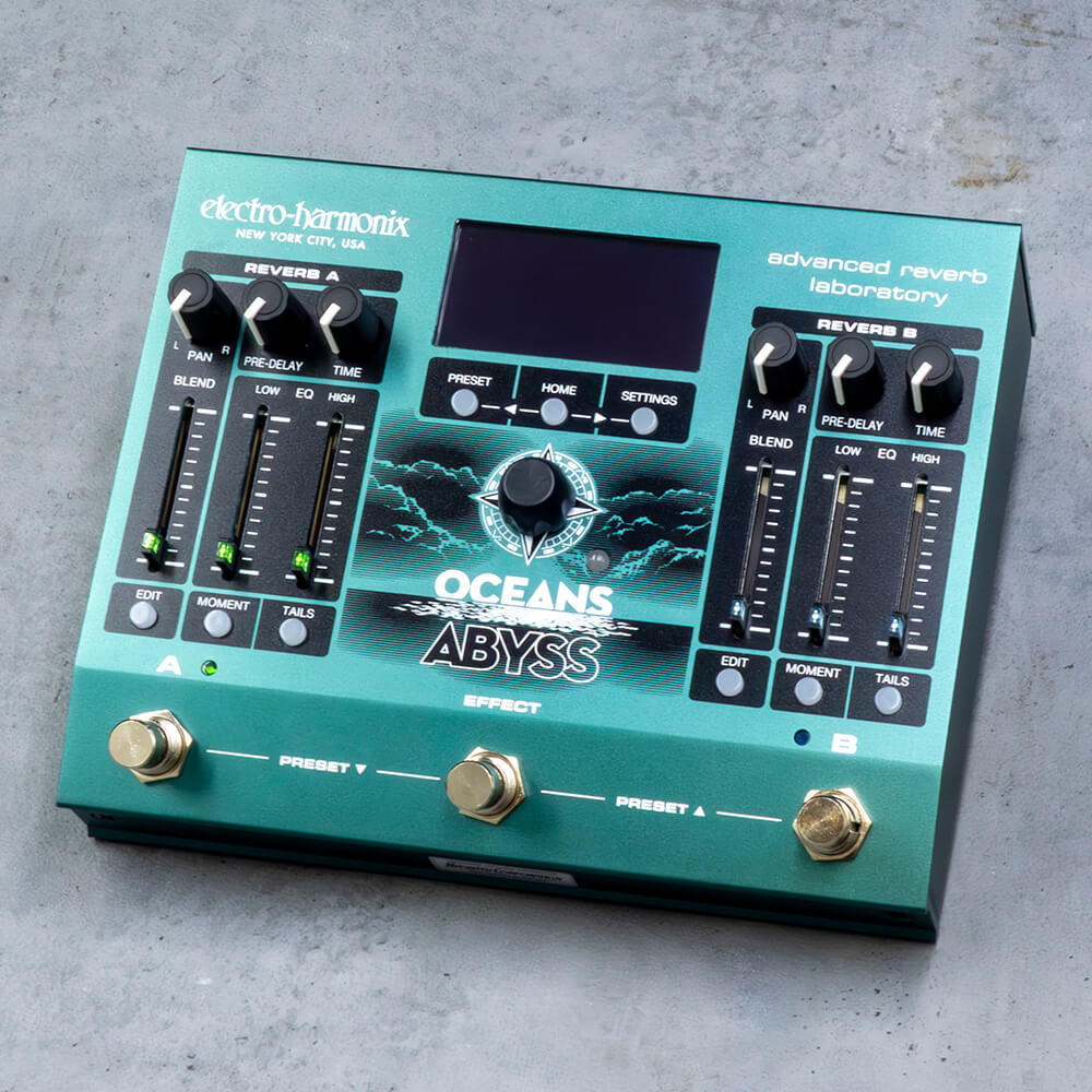 096 electro harmonix OCEANS ABYSS リバーブ Oceans Abyss | Advanced Reverb Laboratory - Electro-Harmonix