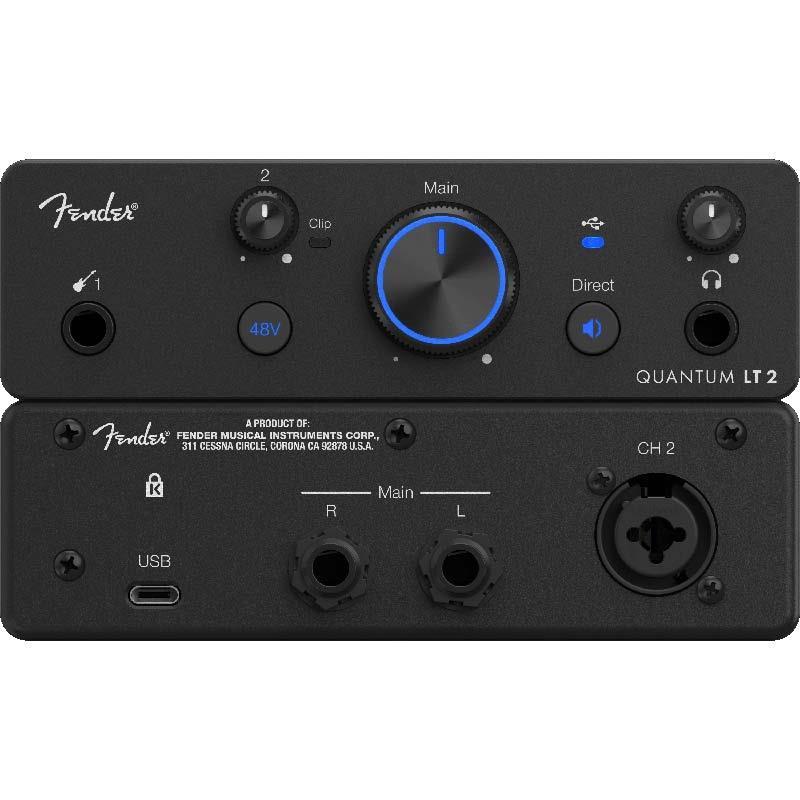 Fender Quantum LT 2 USB-C Audio Interface (Fender Studio Pro