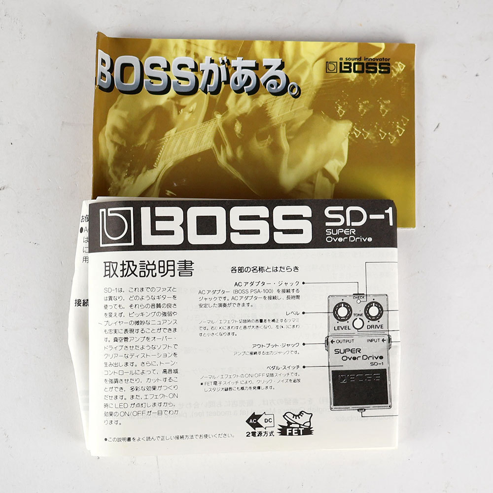BOSS 【中古】 スーパーオーバードライブ エフェクター BOSS SD-1