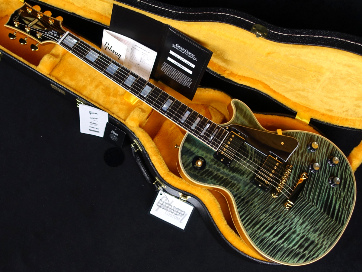 Gibson Custom Shop Les Paul Custom Aqua Tiger Gloss GH（新品