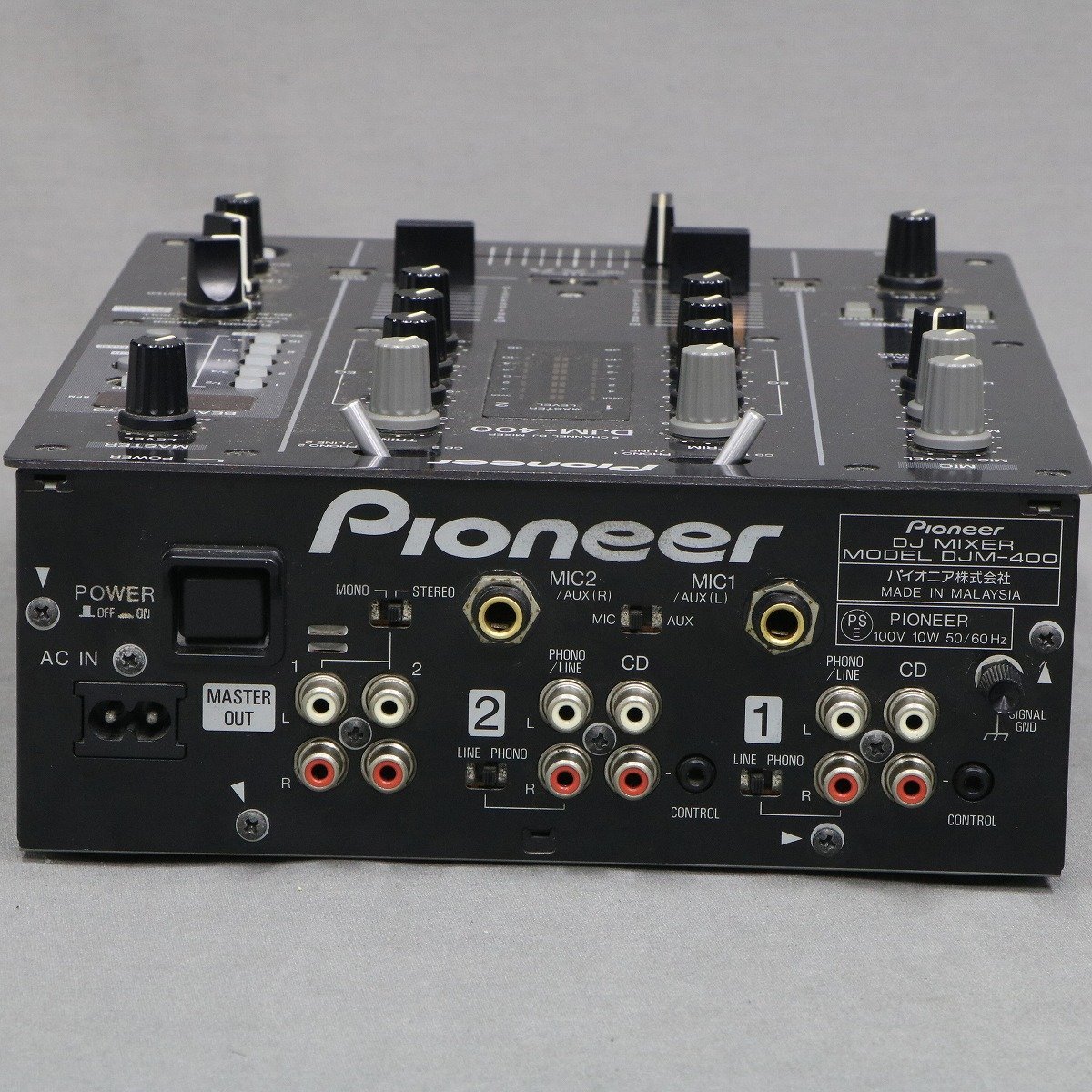 美品　Pioneer DJM-400 動作確認済み djm400 Pioneer djm-400 動作確認済 ミキサー Pioneer DJ DJM-400