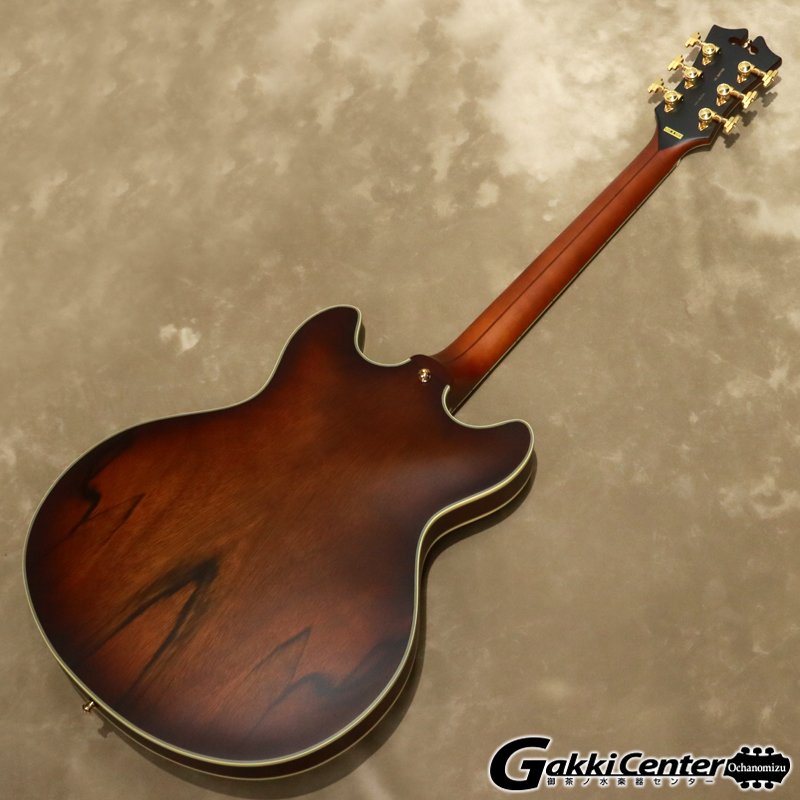 D'Angelico Deluxe DC Satin Brown Burst【シリアルNo:W2301365