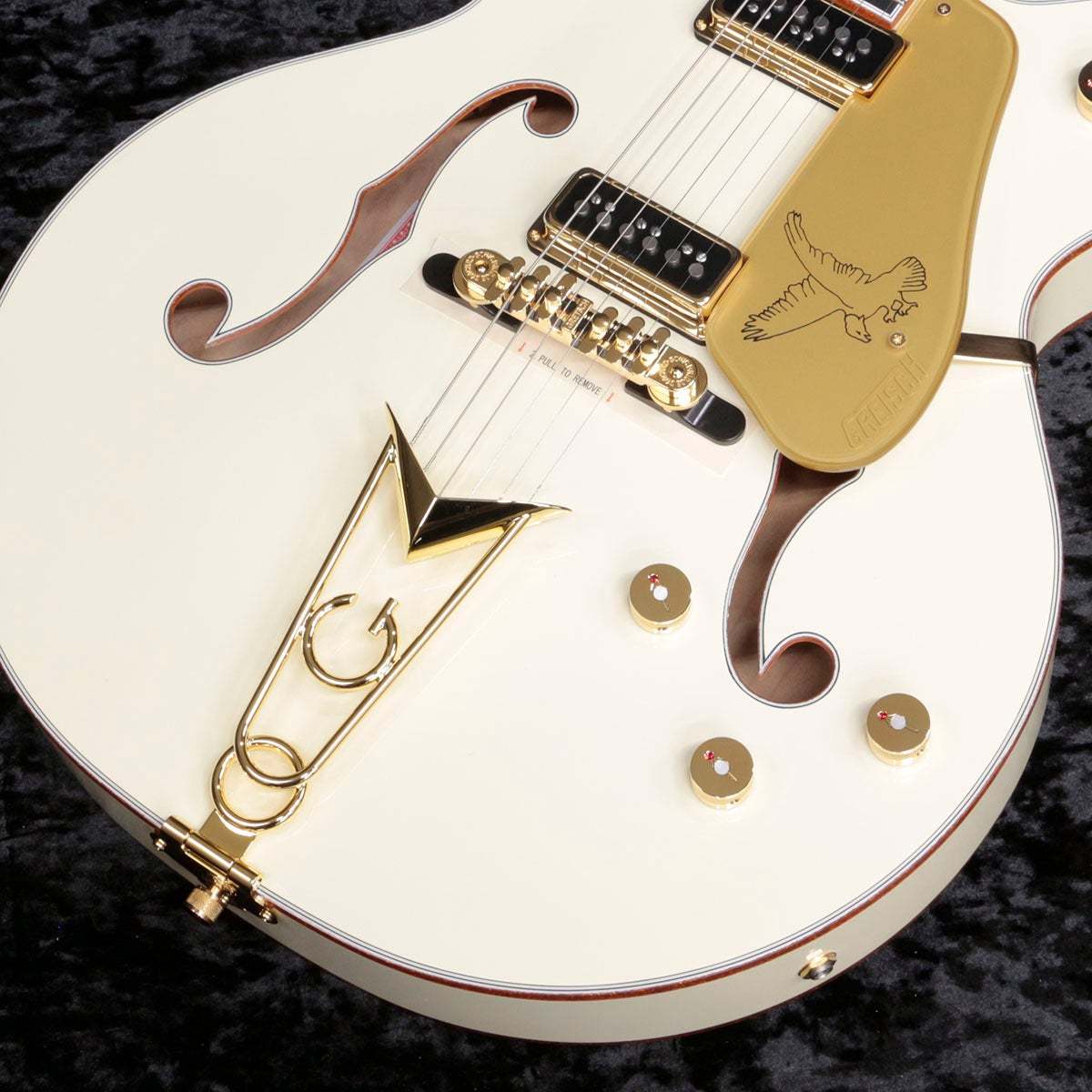 カシミア混✨高級✨　オットトレディッチ　ニューヨーク柄 Gretsch G6136-55 Vintage Select ED '55 Falcon HB with Cadillac