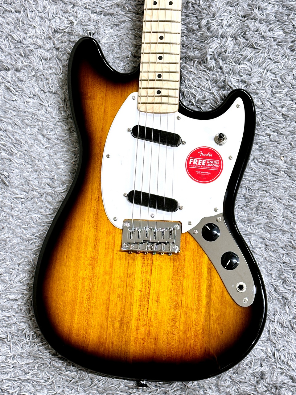 Squier by Fender Sonic Mustang 2-Color Sunburst / Maple 【2023年 